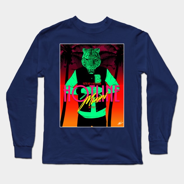 Hotline Miami Tony's T-Shirt Long Sleeve T-Shirt by Angel_P_Ramirez